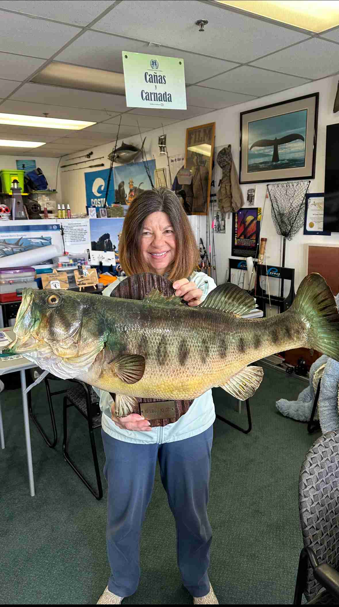 Shari with Large Mouth Bass